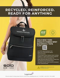 KL2059 - Solo New York - Stealth Hybrid RPET Backpack / Tote